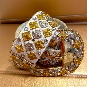 Micheal Morrison Vintage Leather & Studded Belt